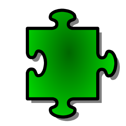 Download free green puzzle icon